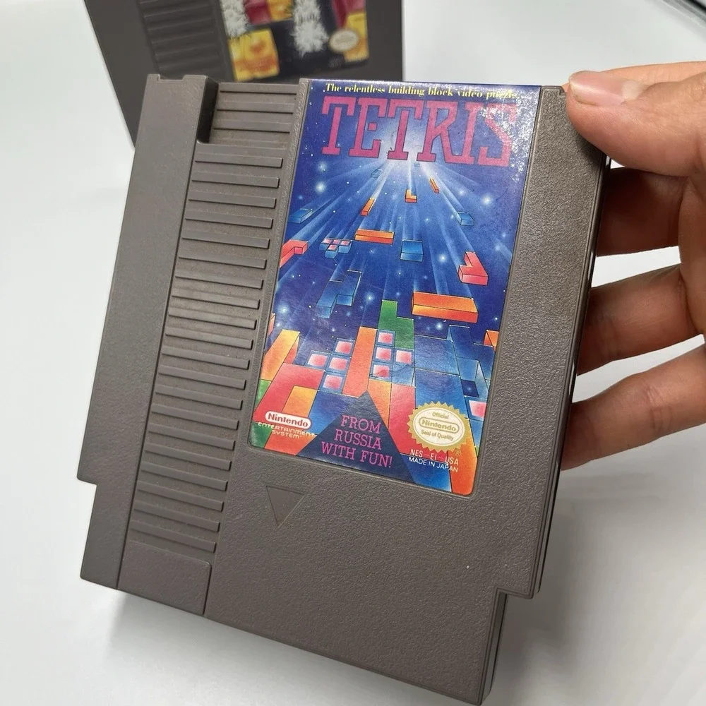 Tetris 1 & 2 Nintendo NES Vintage Pre Owned